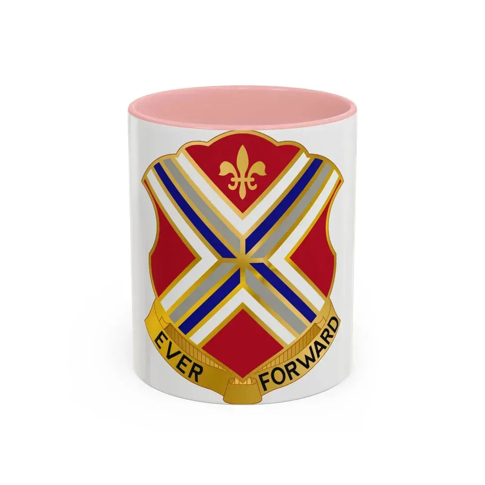 116th Infantry Regiment (U.S. Army) Accent Coffee Mug 11oz Pink - Go Mug Yourself