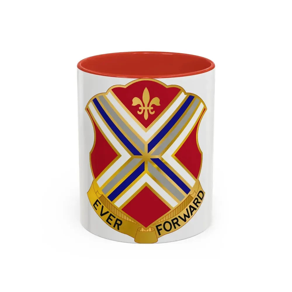 116th Infantry Regiment (U.S. Army) Accent Coffee Mug 11oz Red - Go Mug Yourself