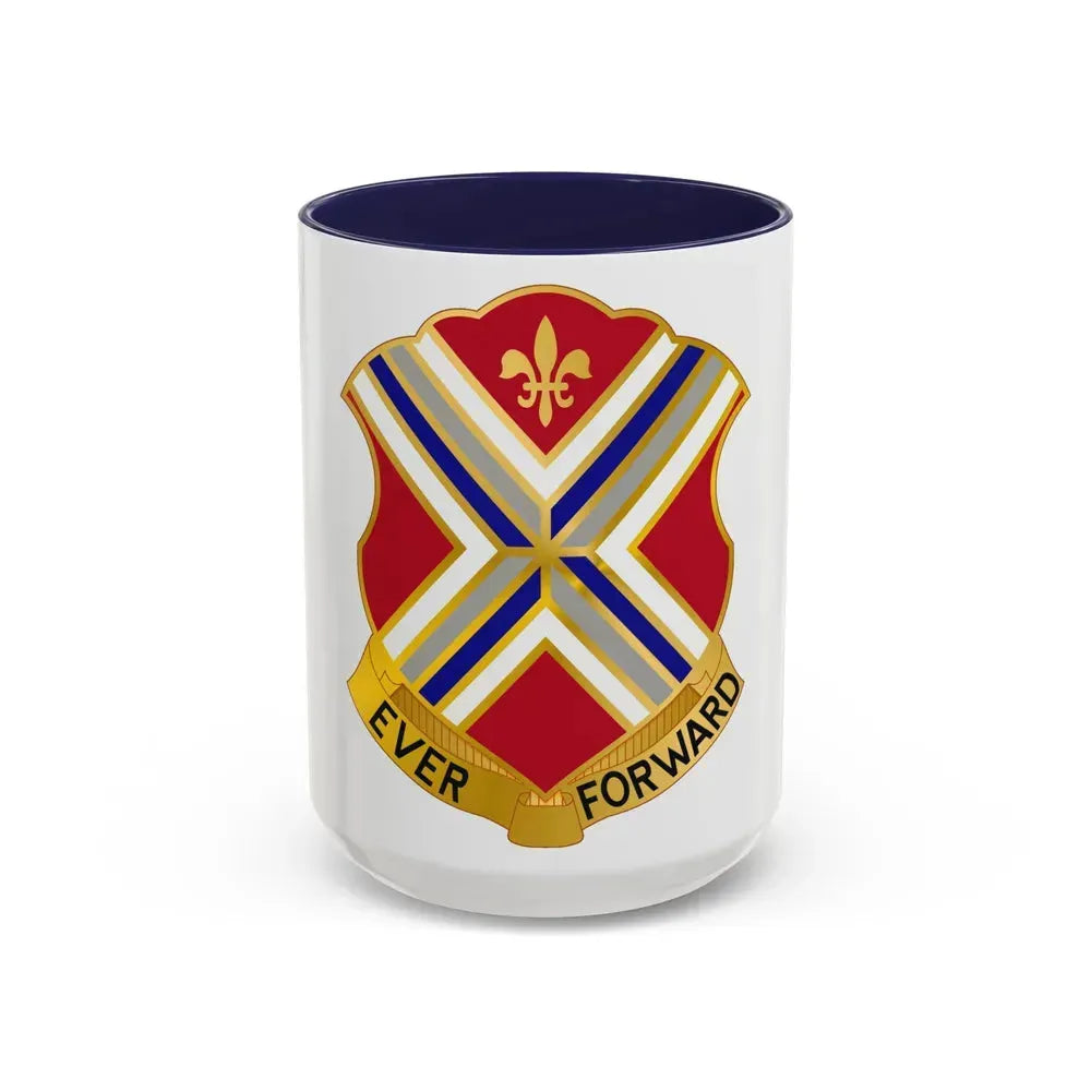 116th Infantry Regiment (U.S. Army) Accent Coffee Mug 15oz Navy - Go Mug Yourself