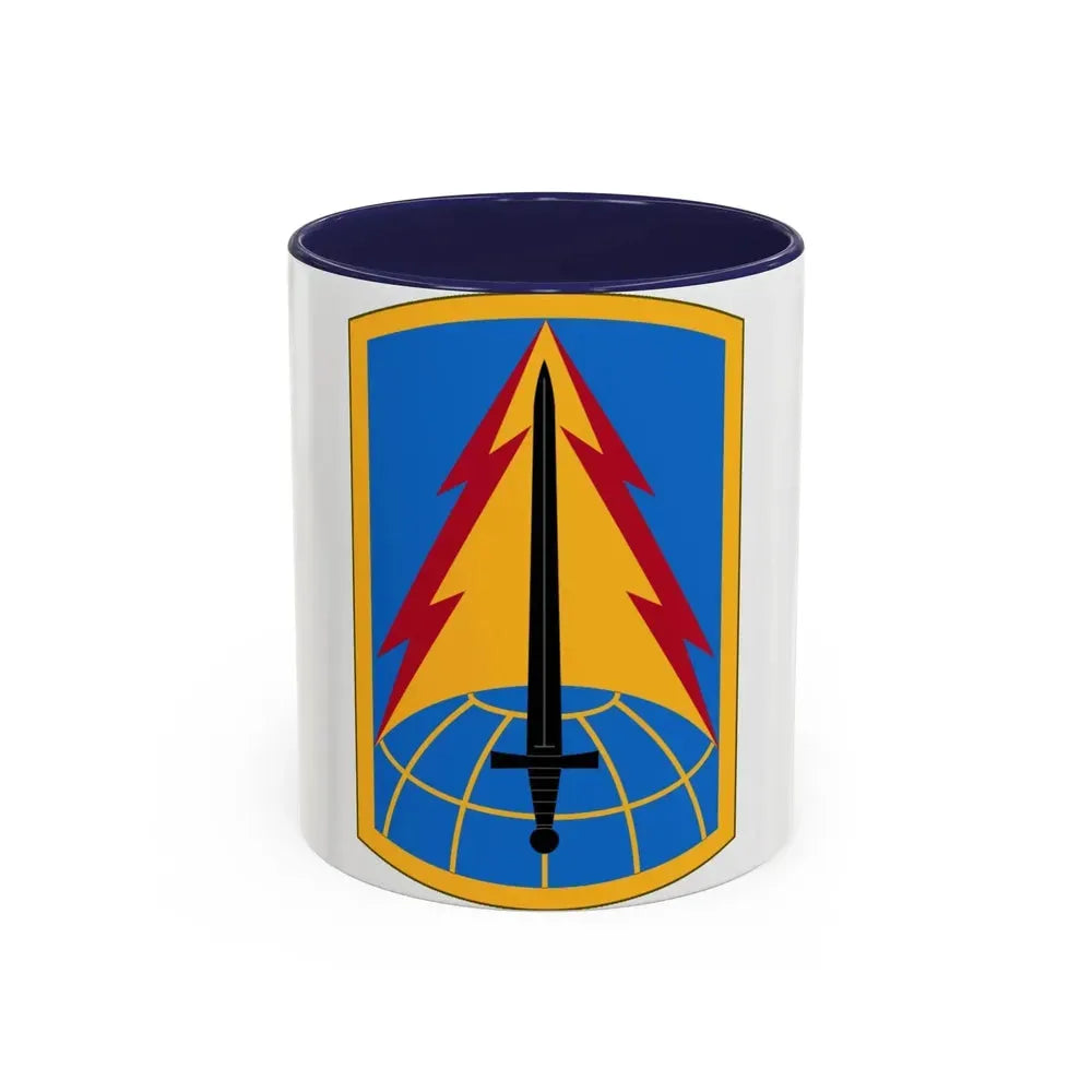 116th Military Intelligence Brigade (U.S. Army) Accent Coffee Mug 11oz Navy - Go Mug Yourself