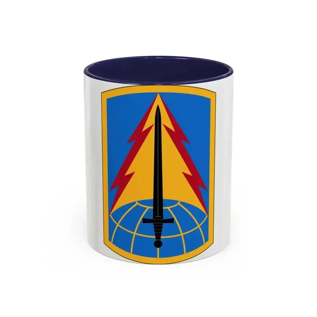 116th Military Intelligence Brigade (U.S. Army) Accent Coffee Mug 11oz Navy - Go Mug Yourself