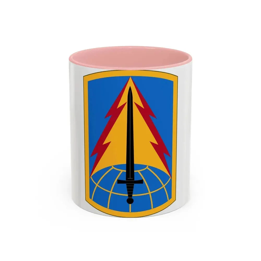 116th Military Intelligence Brigade (U.S. Army) Accent Coffee Mug 11oz Pink - Go Mug Yourself