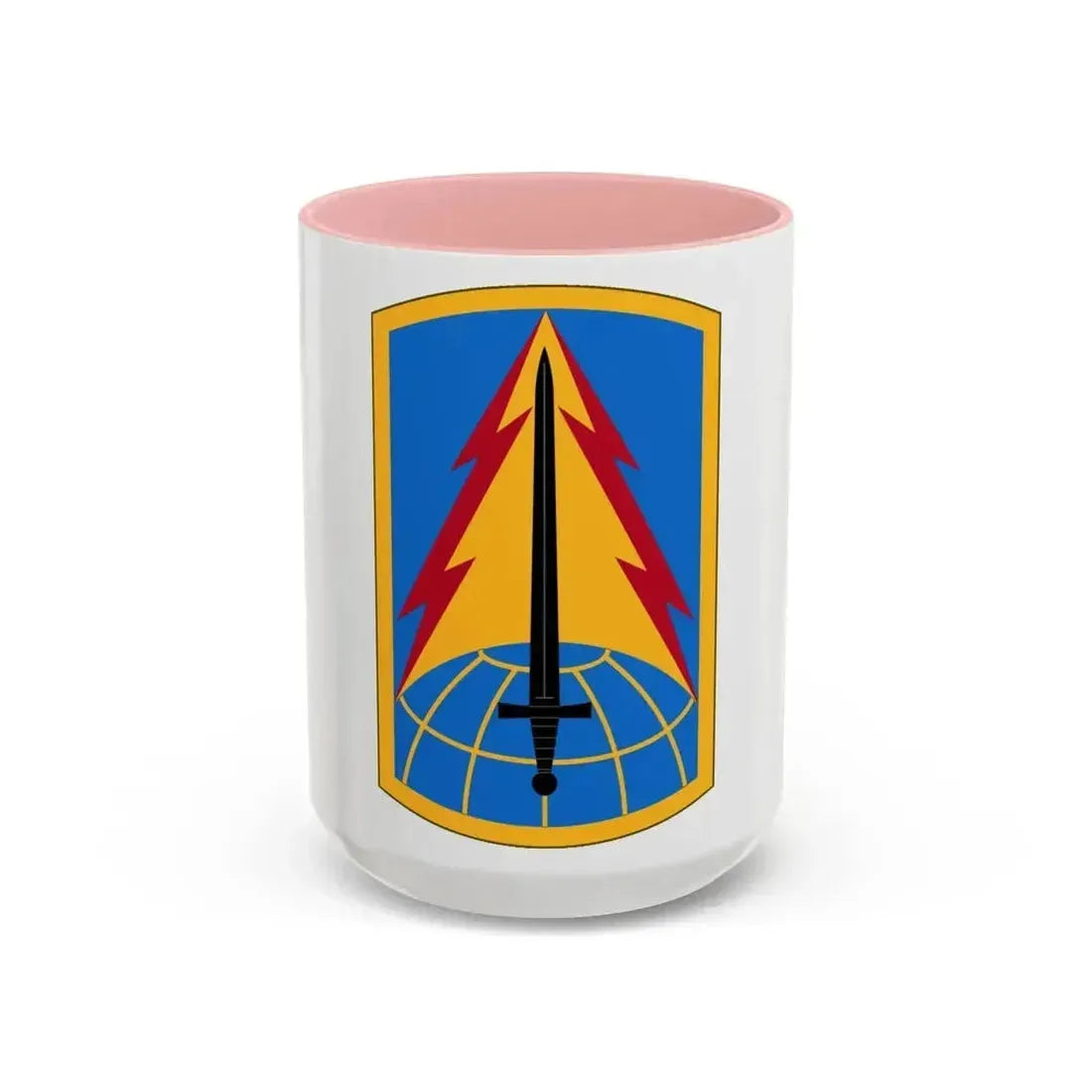 116th Military Intelligence Brigade (U.S. Army) Accent Coffee Mug 15oz Pink - Go Mug Yourself