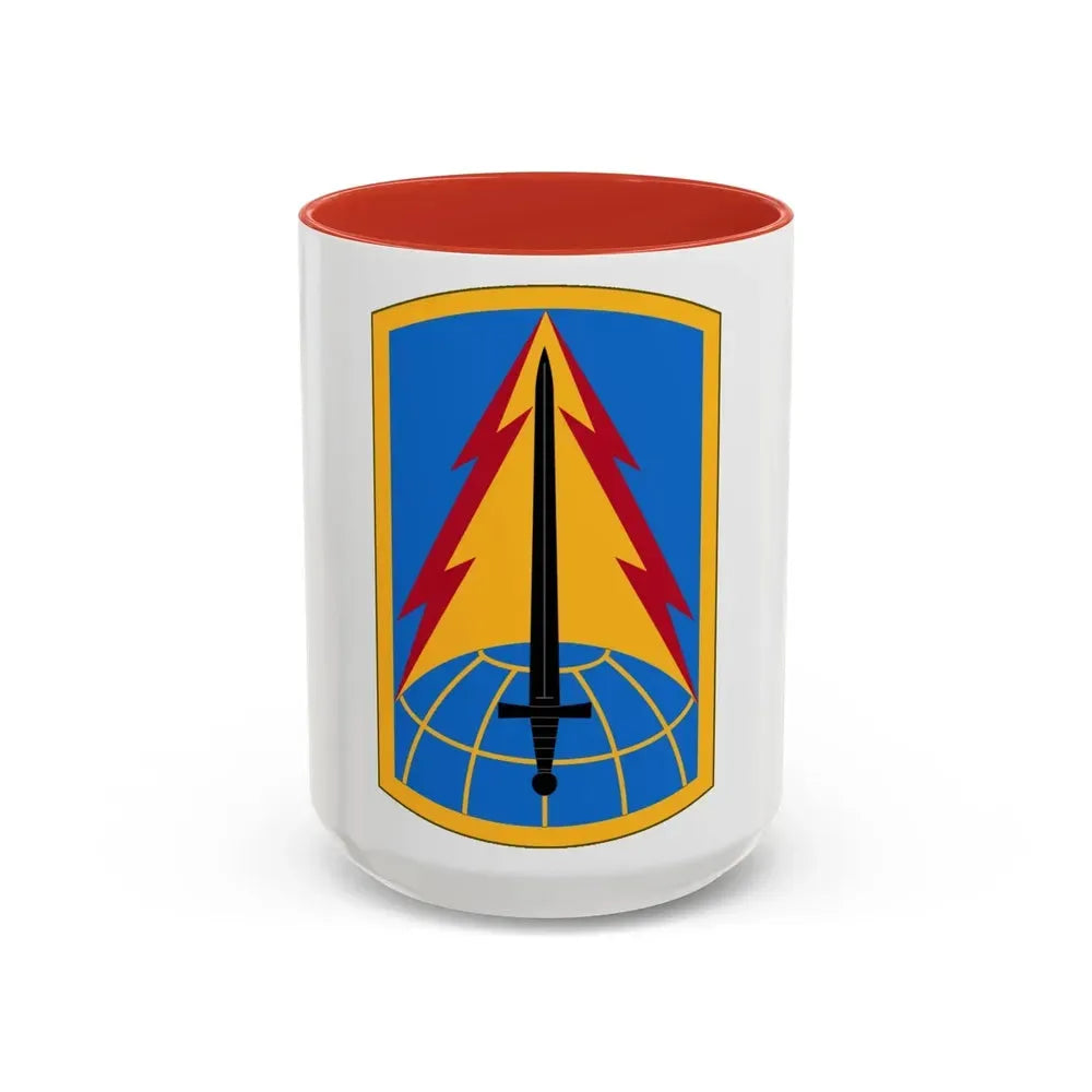 116th Military Intelligence Brigade (U.S. Army) Accent Coffee Mug 15oz Red - Go Mug Yourself