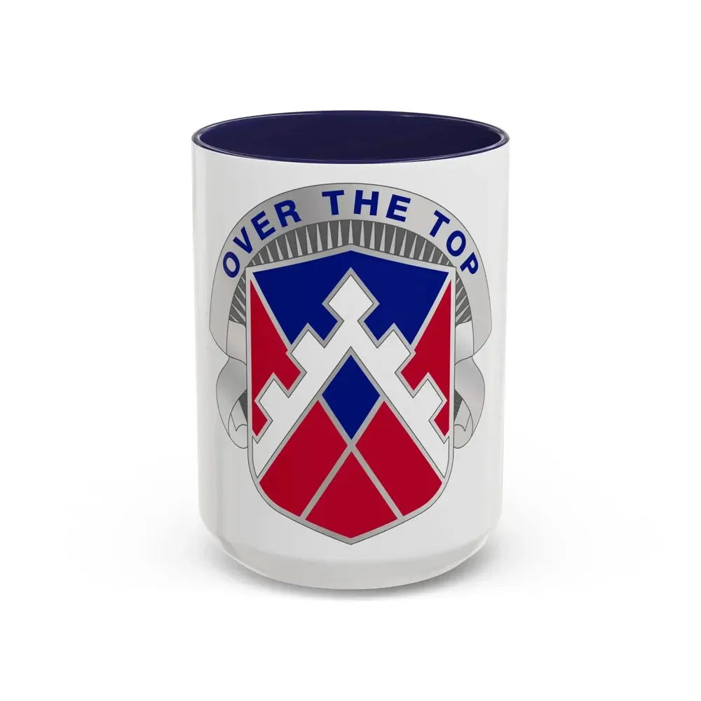 117 Engineer Brigade 2 (U.S. Army) Accent Coffee Mug 15oz Navy - Go Mug Yourself
