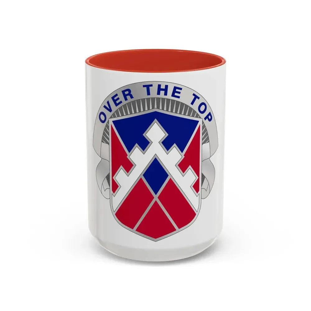 117 Engineer Brigade 2 (U.S. Army) Accent Coffee Mug 15oz Red - Go Mug Yourself