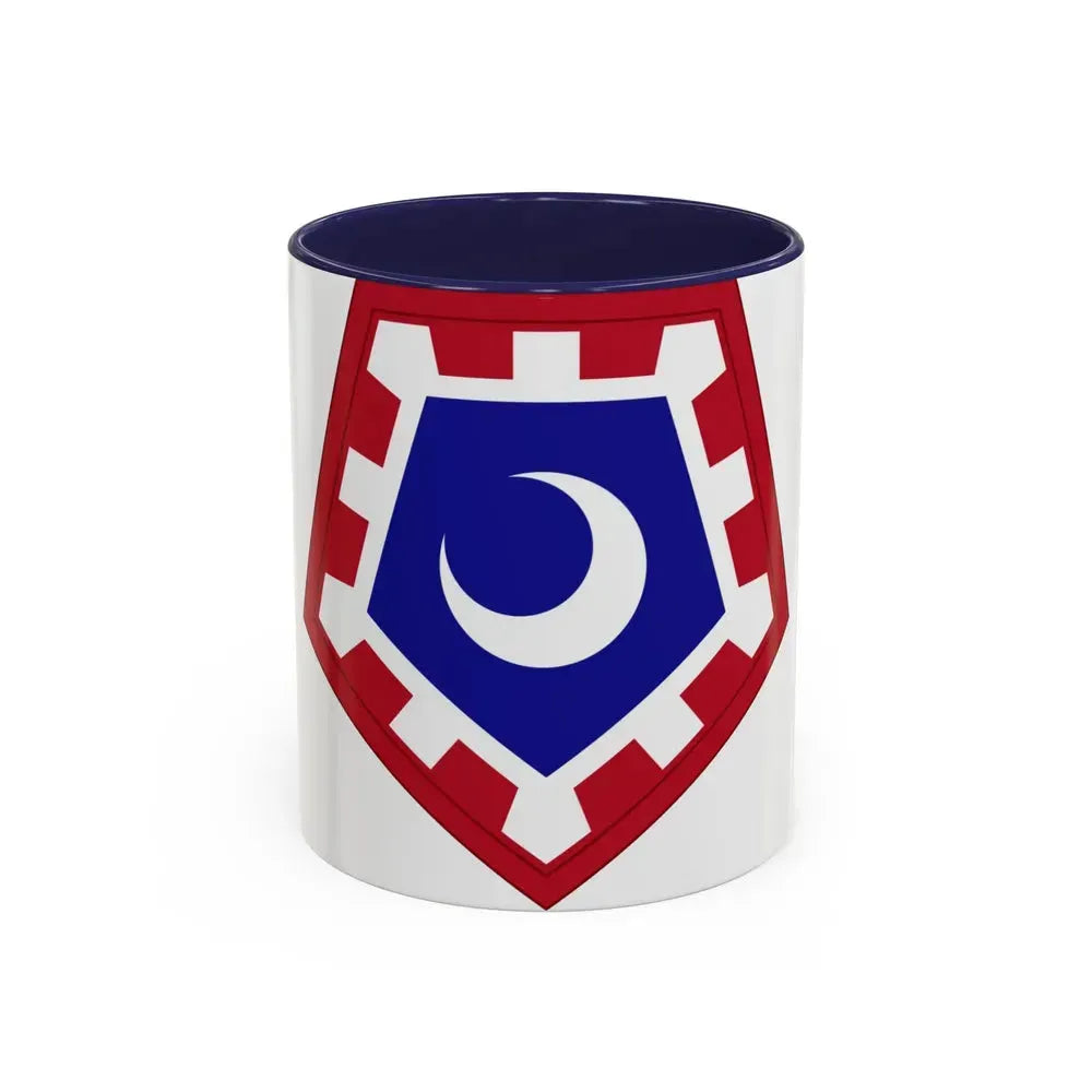 117 Engineer Brigade (U.S. Army) Accent Coffee Mug 11oz Navy - Go Mug Yourself