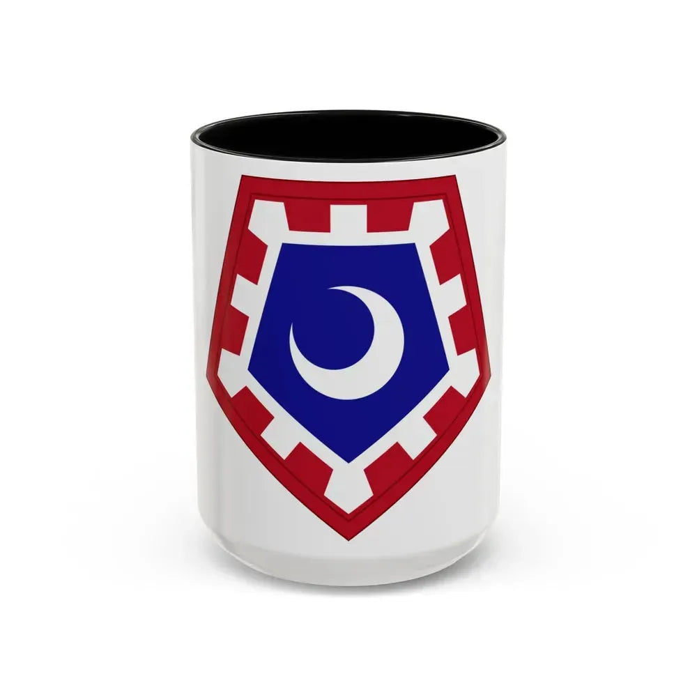 117 Engineer Brigade (U.S. Army) Accent Coffee Mug 15oz Black - Go Mug Yourself