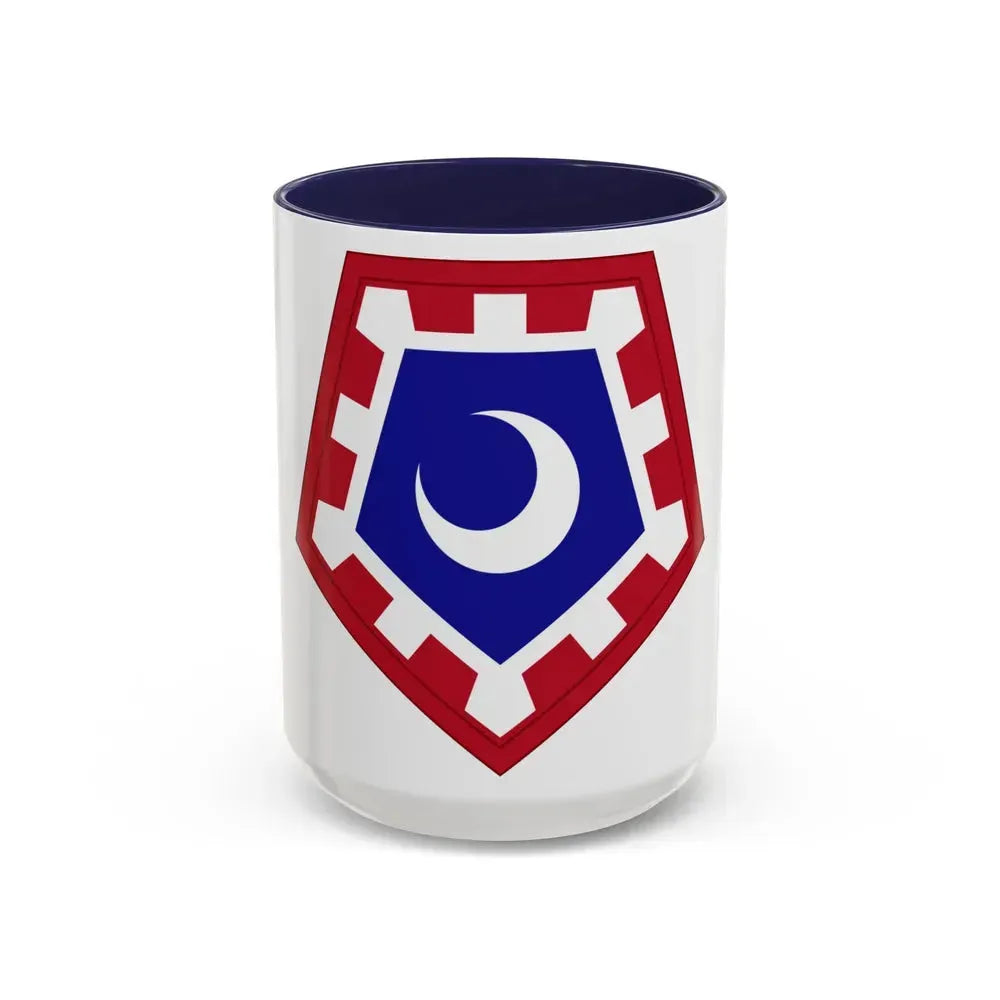 117 Engineer Brigade (U.S. Army) Accent Coffee Mug 15oz Navy - Go Mug Yourself