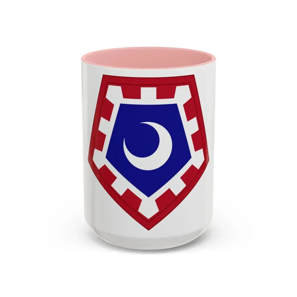 117 Engineer Brigade (U.S. Army) Accent Coffee Mug 15oz Pink - Go Mug Yourself