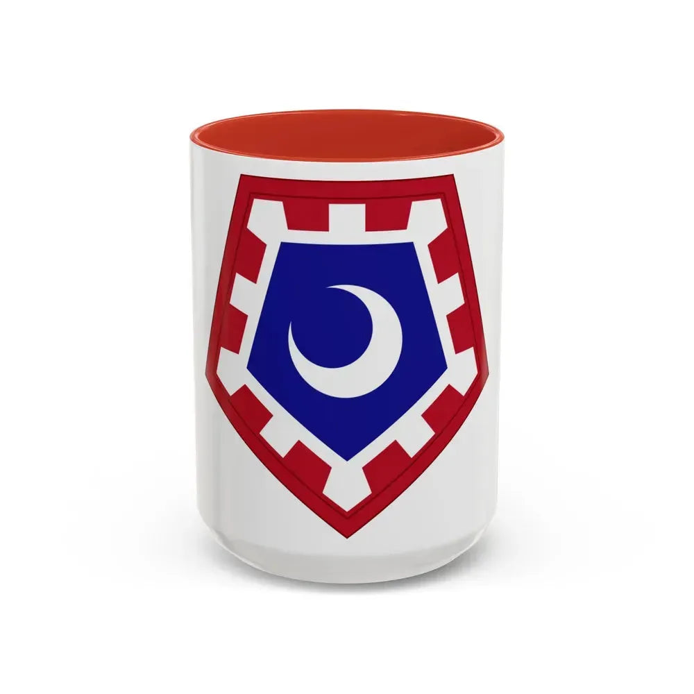 117 Engineer Brigade (U.S. Army) Accent Coffee Mug 15oz Red - Go Mug Yourself