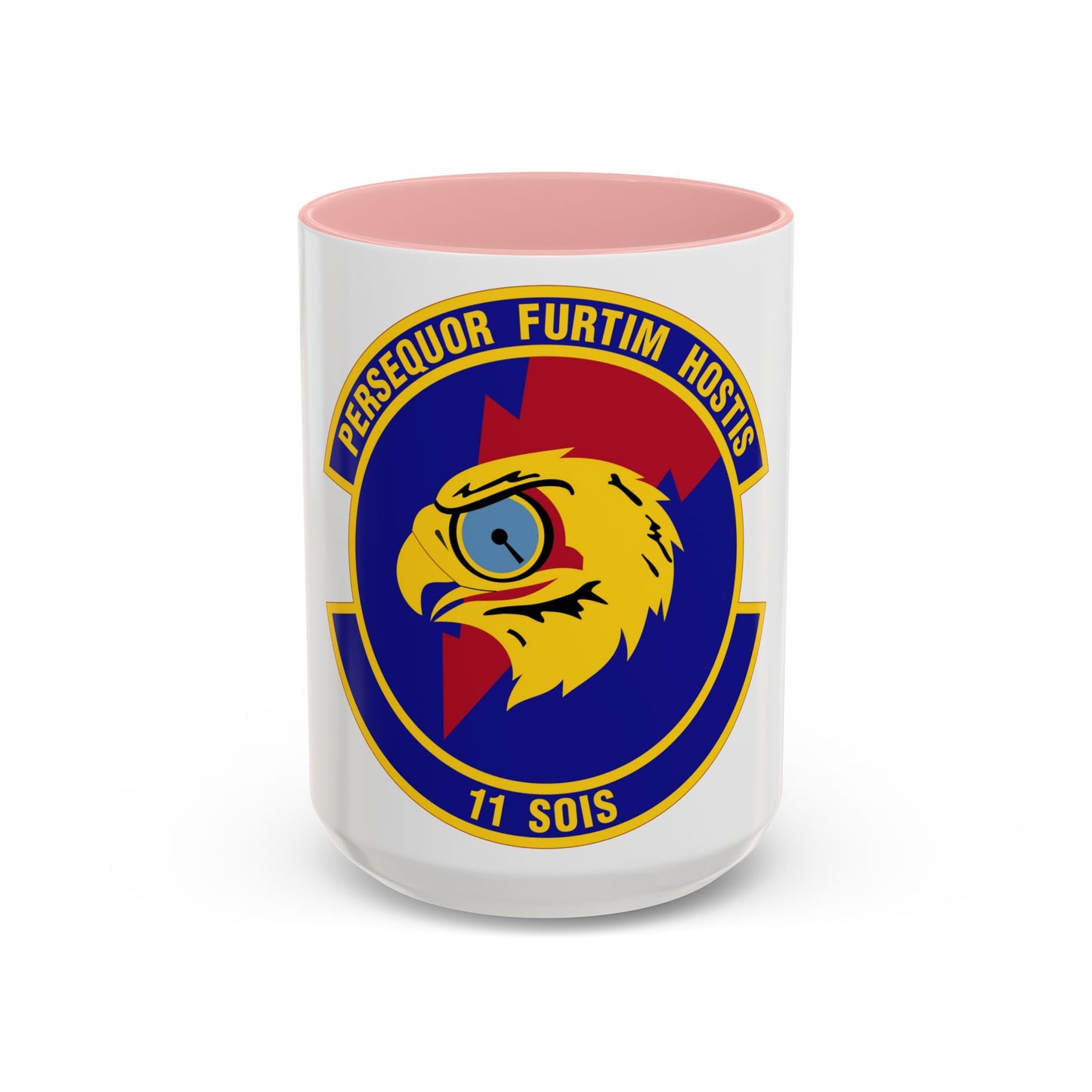 11 Special Operations Intelligence Squadron AFSOC (U.S. Air Force) Accent Coffee Mug