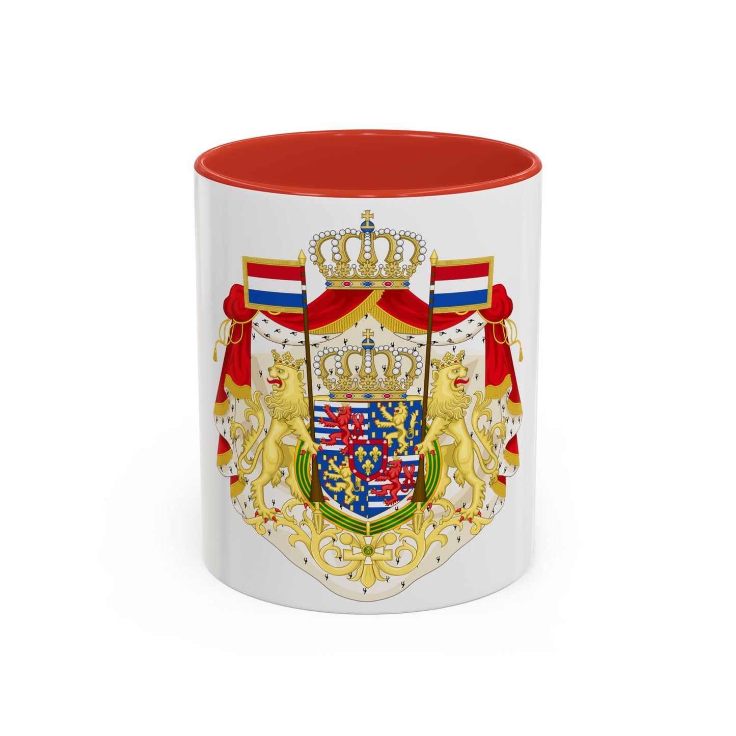 Greater coat of arms of the Grand Duke of Luxembourg (2000) - Accent Coffee Mug
