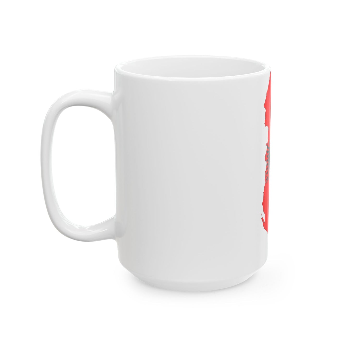 Albania-Flagmap (Albania) White Coffee Mug