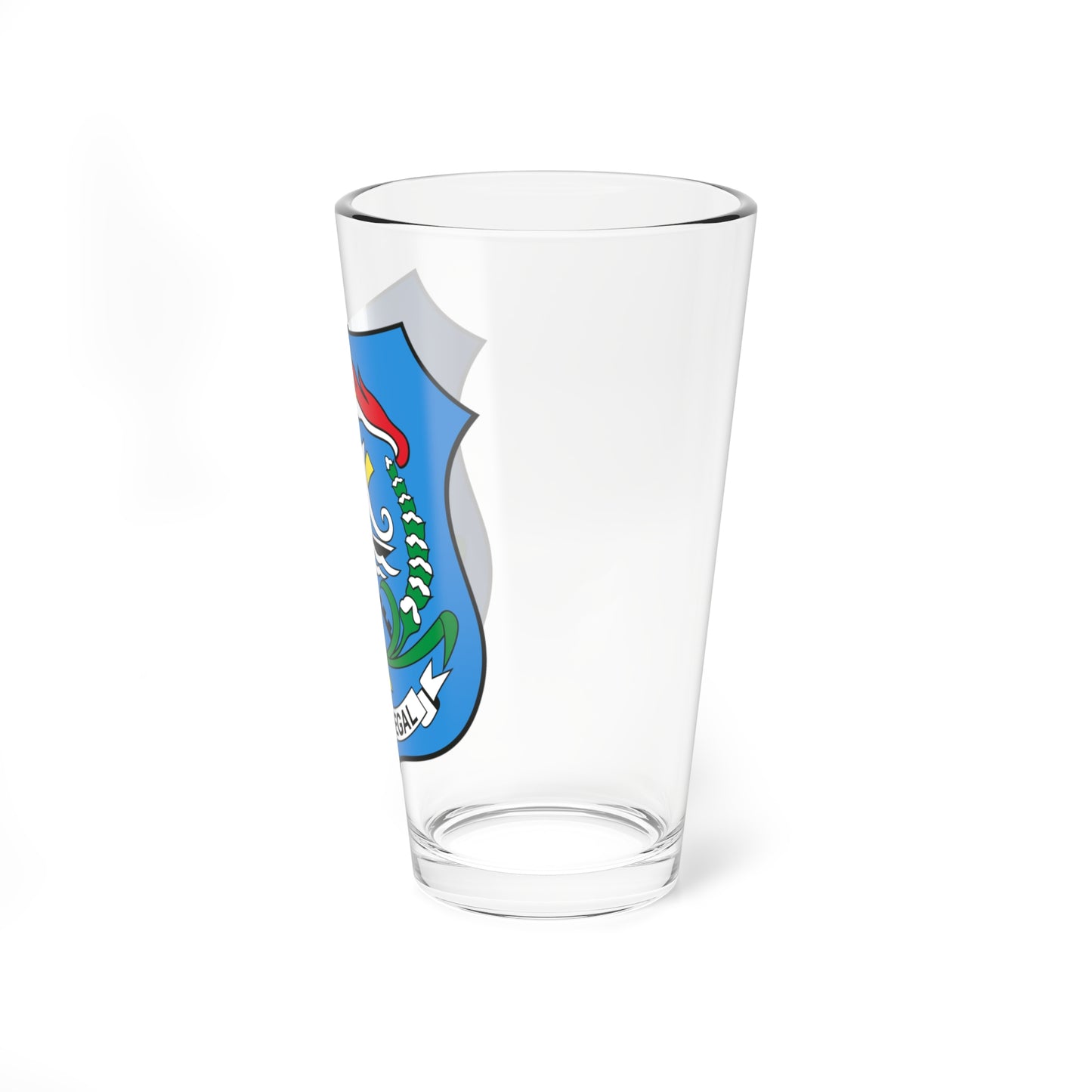 Shield of the city of Tegal (Indonesia) (Coat of Arms) Pint Glass 16oz