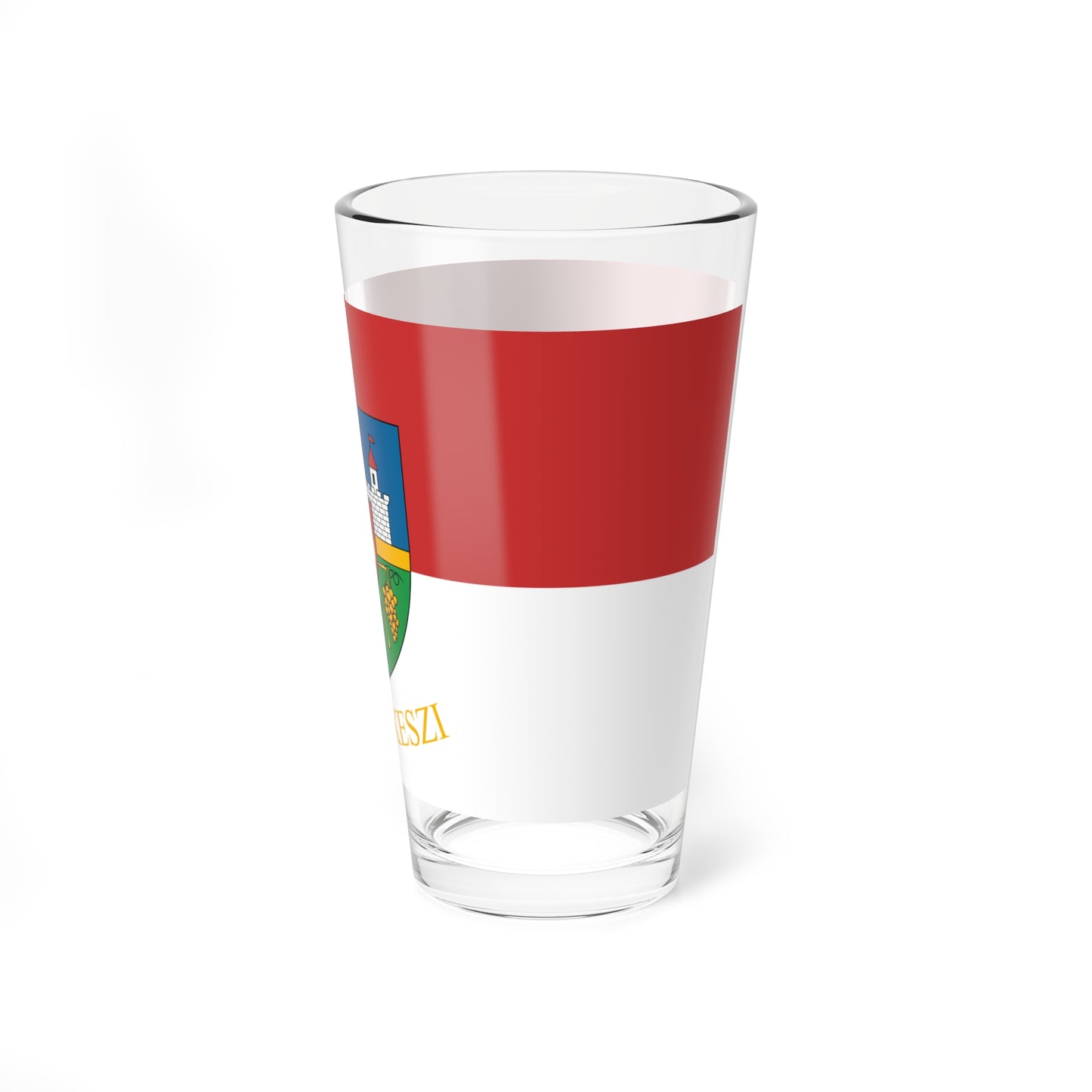 Flag of Gyulakeszi (Hungary) Pint Glass 16oz