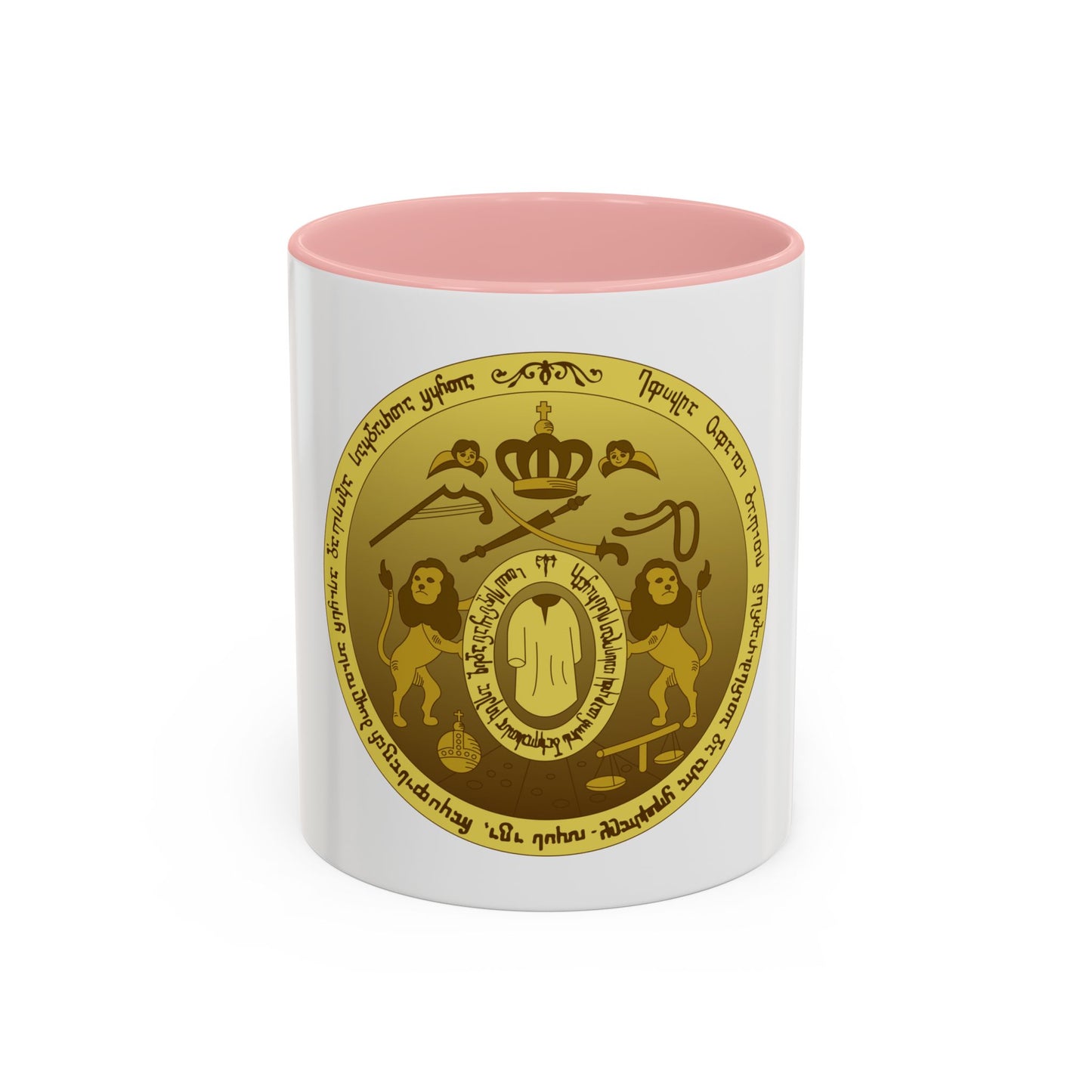 Coat of arms of Kingdom of Kartli-Kakheti - Accent Coffee Mug
