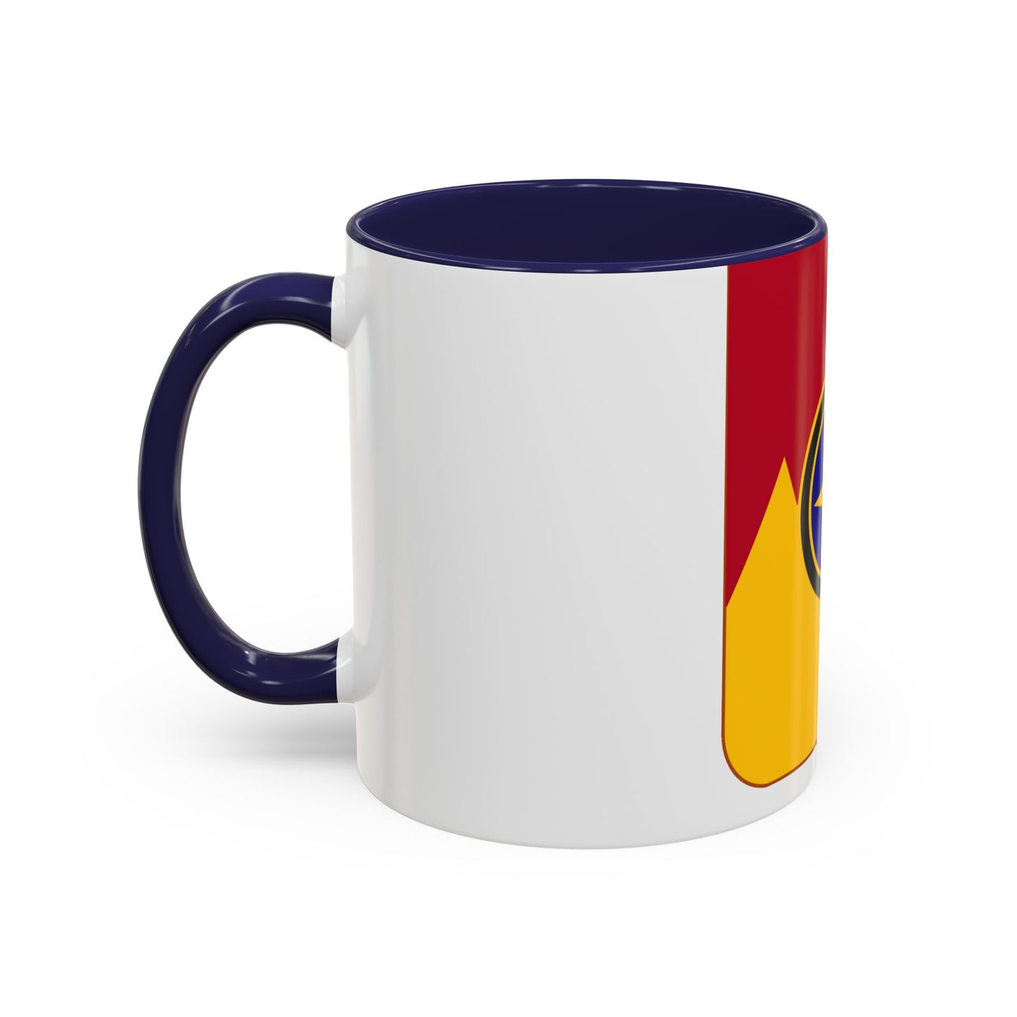 607th Armored Field Artillery Battalion v2 (U.S. Army) Accent Coffee Mug