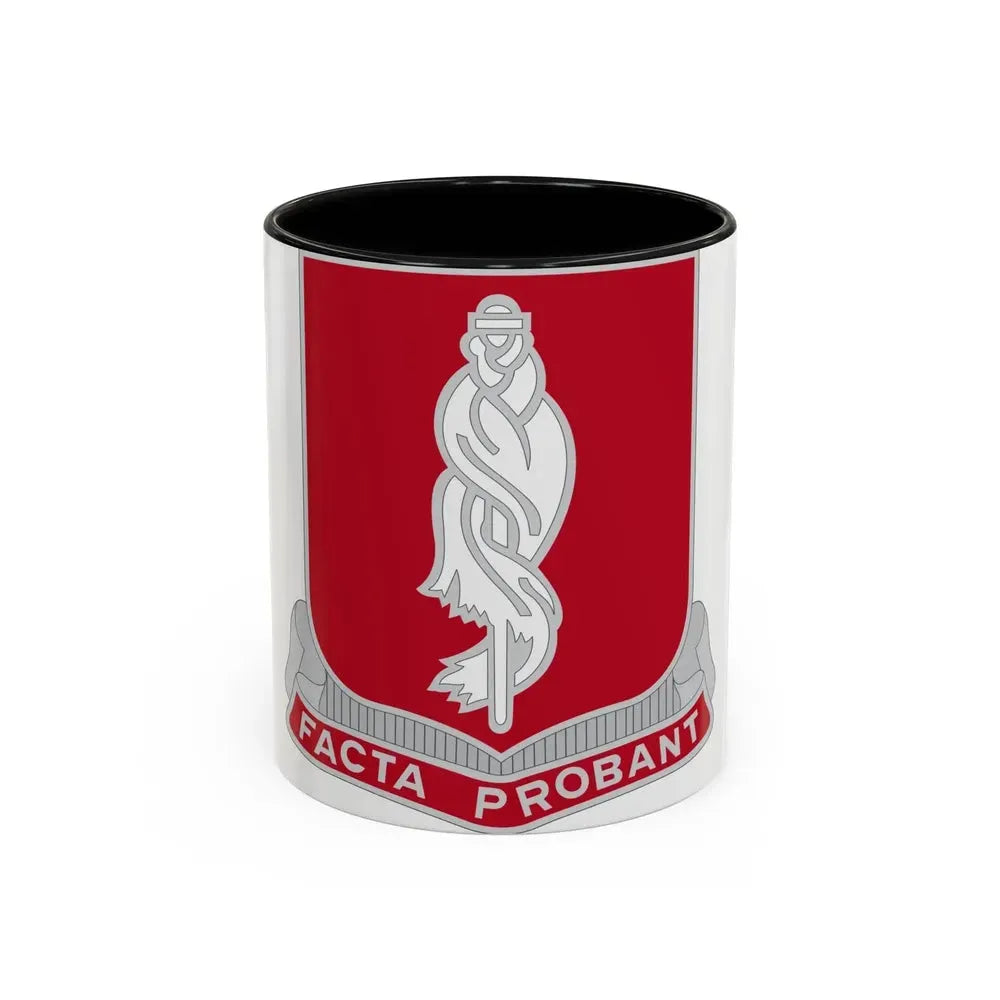 118 Military Police Battalion (U.S. Army) Accent Coffee Mug 11oz Black - Go Mug Yourself