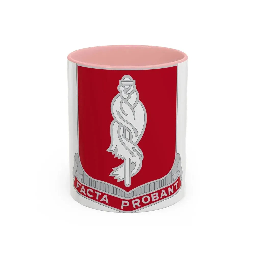 118 Military Police Battalion (U.S. Army) Accent Coffee Mug 11oz Pink - Go Mug Yourself