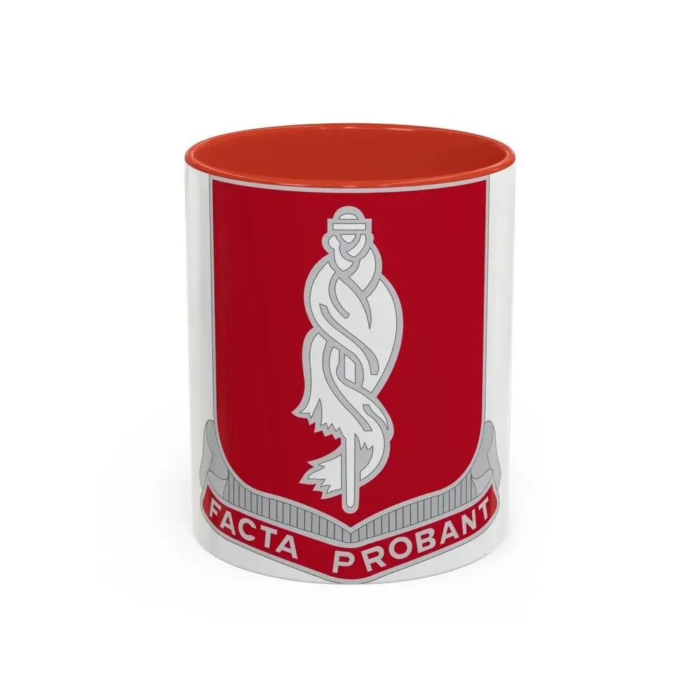 118 Military Police Battalion (U.S. Army) Accent Coffee Mug 11oz Red - Go Mug Yourself