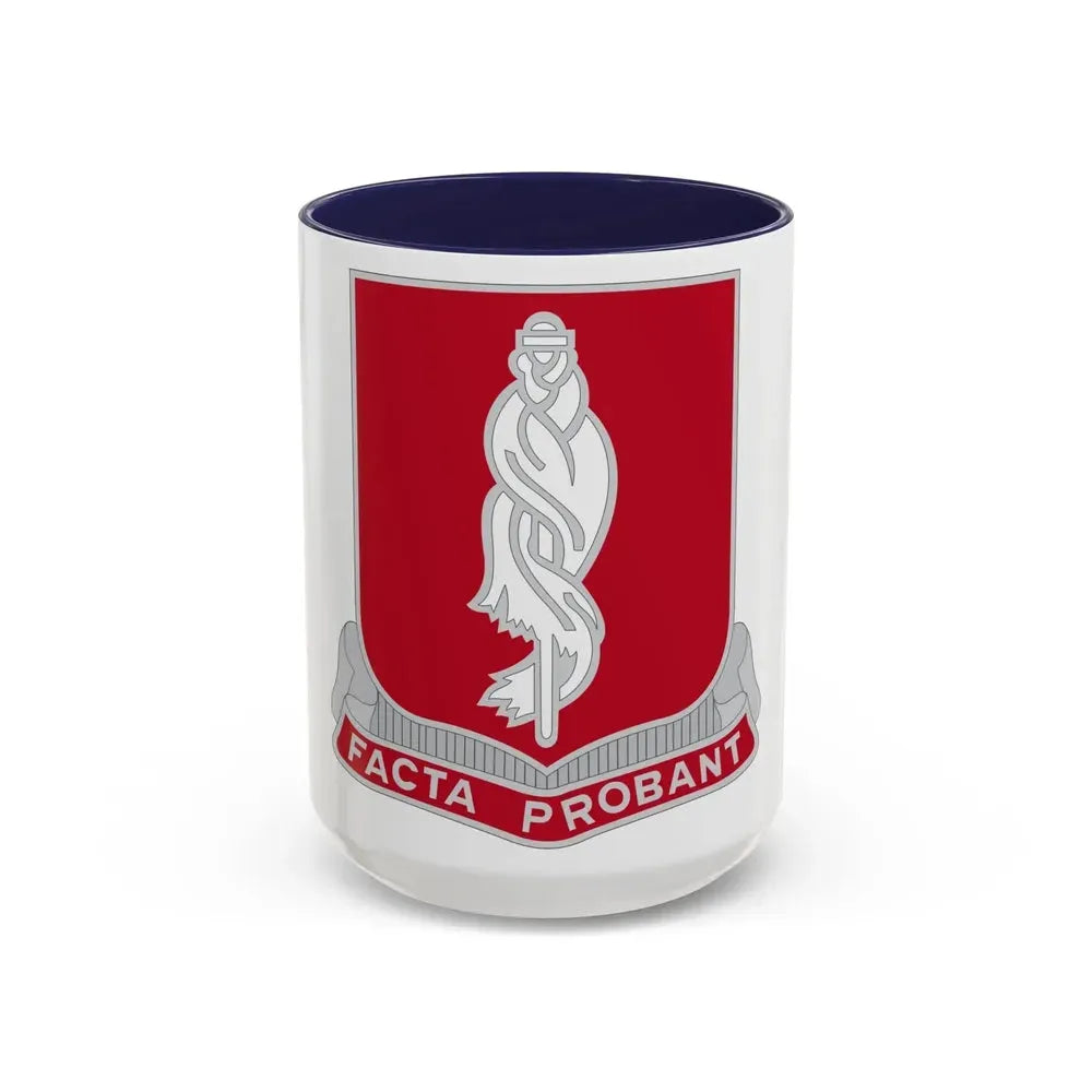 118 Military Police Battalion (U.S. Army) Accent Coffee Mug 15oz Navy - Go Mug Yourself