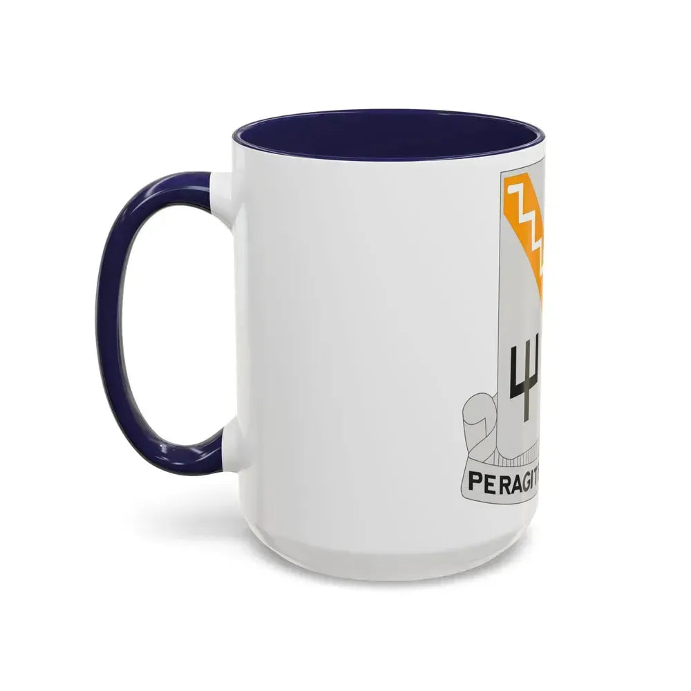 118 Signal Battalion (U.S. Army) Accent Coffee Mug - Go Mug Yourself