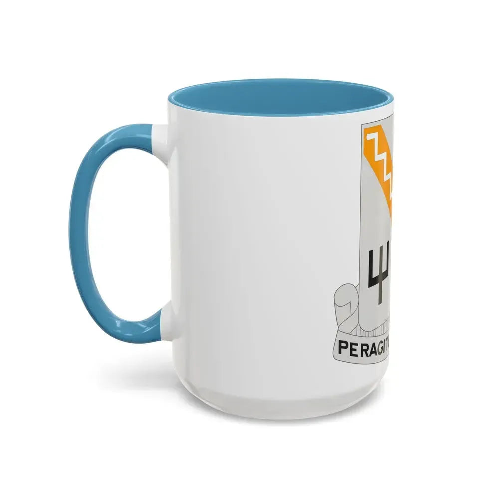 118 Signal Battalion (U.S. Army) Accent Coffee Mug - Go Mug Yourself
