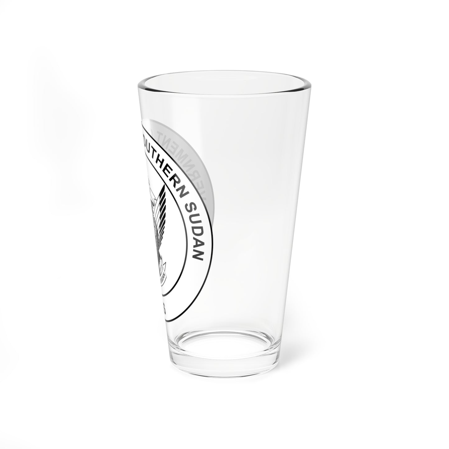 Seal of the Government of Southern Sudan 2005-2011 (South Sudan) (Coat of Arms) Pint Glass 16oz