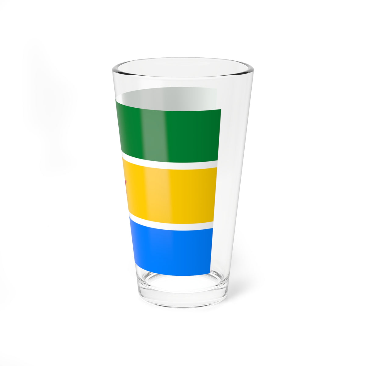 Bandera del Municipio McGregor (Venezuela) Pint Glass 16oz