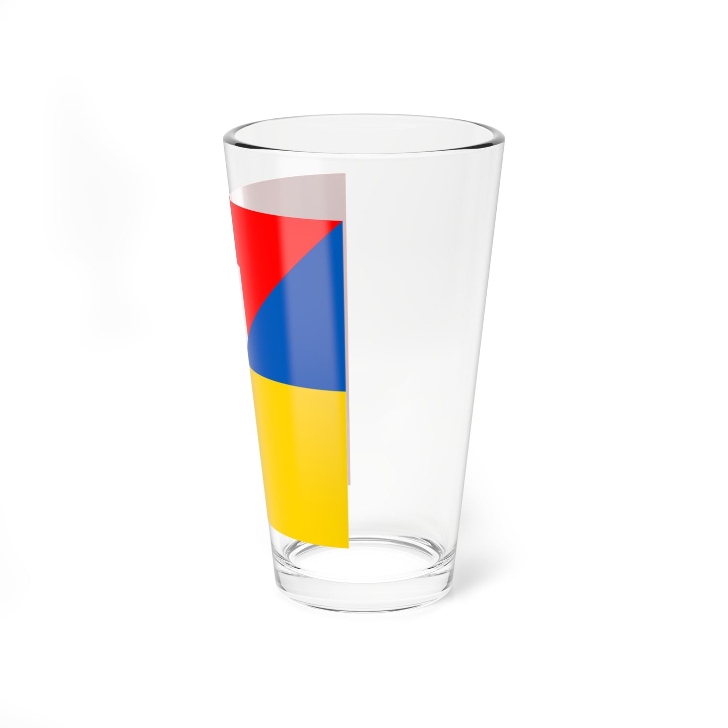 Flag of Switzerland and Ukraine (Switzerland) Pint Glass 16oz