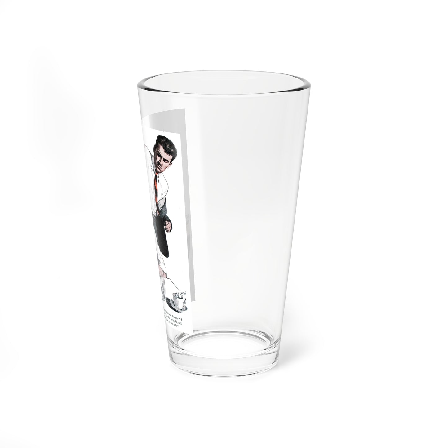 Once Before in the Moonlight (Pt. 2-2), Redbook, July 1948 (Magazine Illustration) Pint Glass 16oz