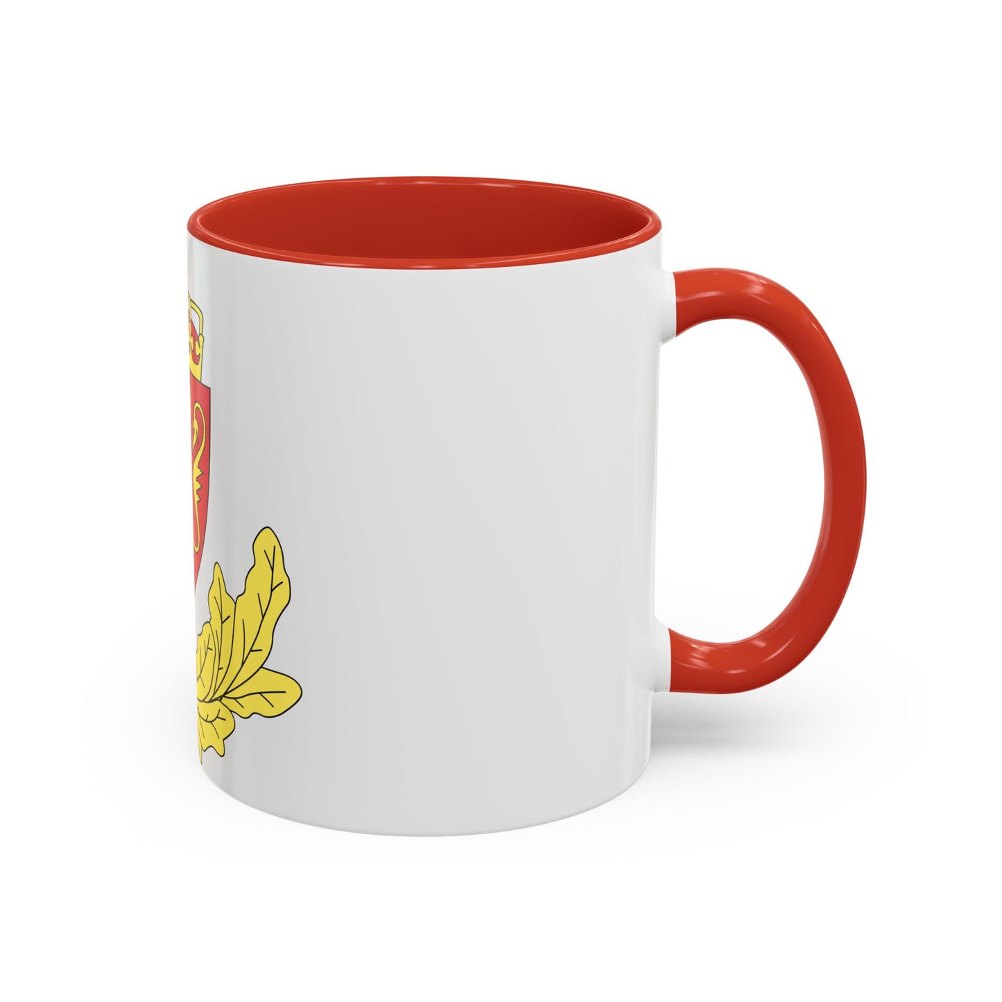 Coat of arms of the Norwegian Border Police - Accent Coffee Mug