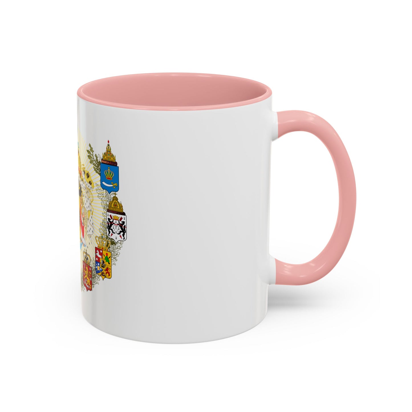 Middle Coat of Arms of the Russian Empire - Accent Coffee Mug