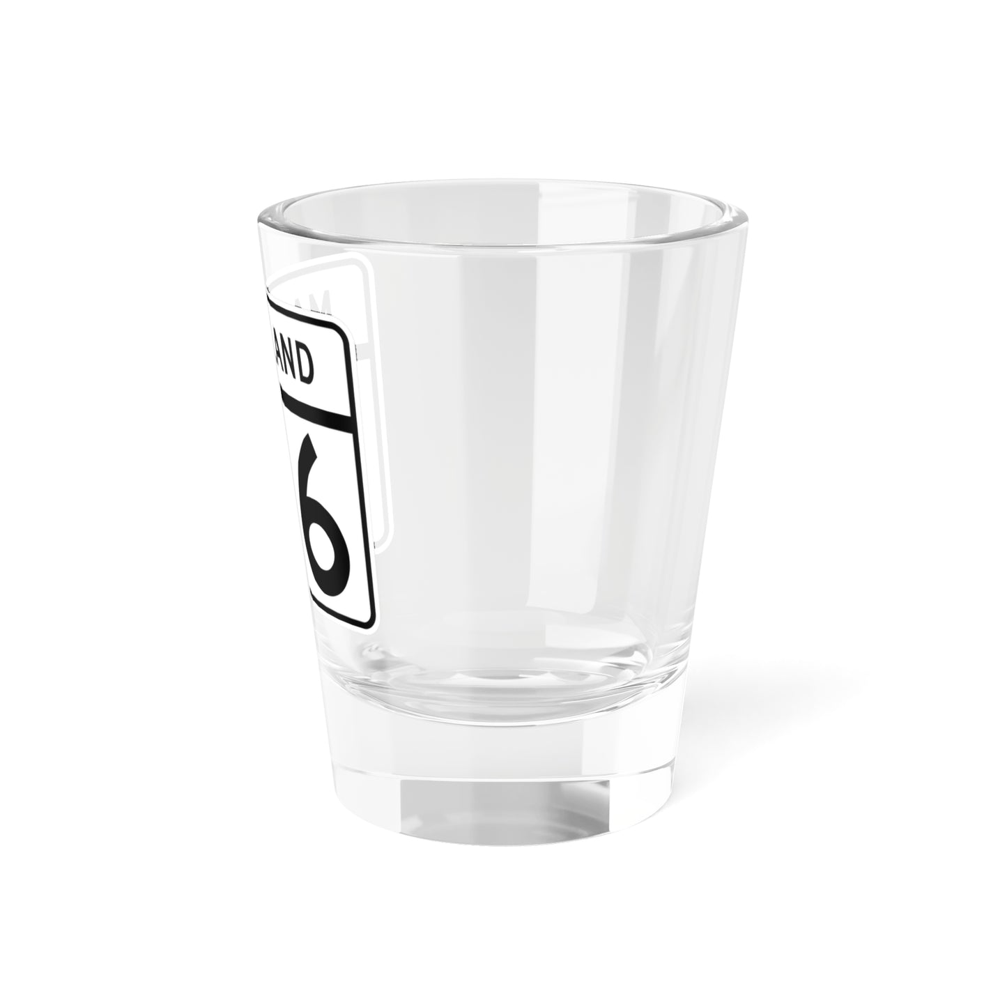MD Route 166 (Maryland) (Road Sign) Shot Glass 1.5oz