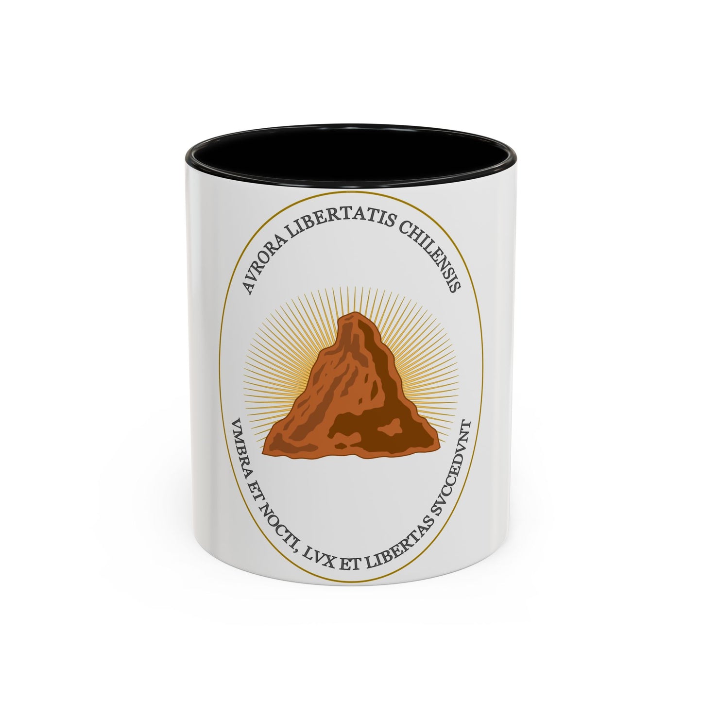 Reverse of the Coat of Arms of Chile (1812-1814) - Accent Coffee Mug
