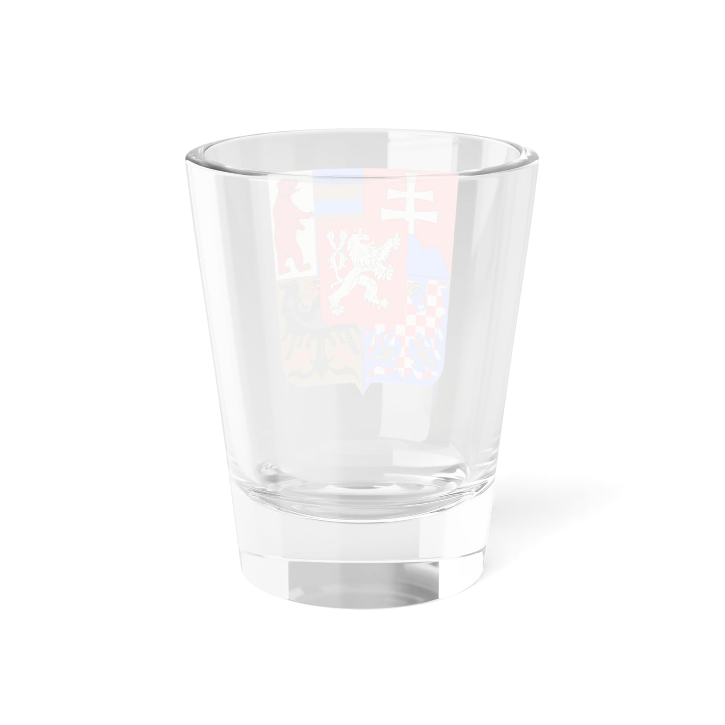 Medium coat of arms of Czechoslovakia 1918-1938 and 1945-1961 (Slovakia) (Coat of Arms) Shot Glass 1.5oz