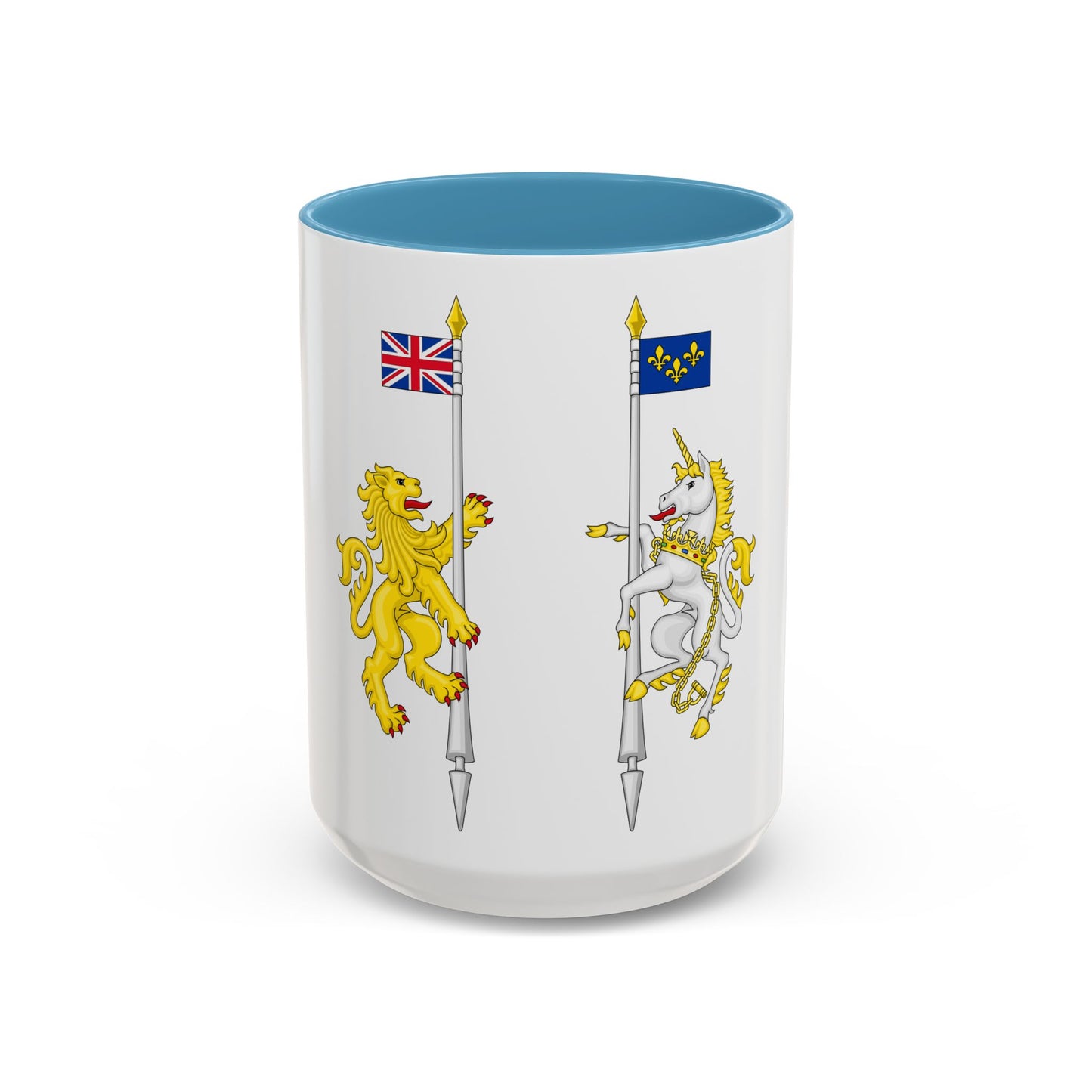 Supporters from the coat of arms of Canada - Accent Coffee Mug