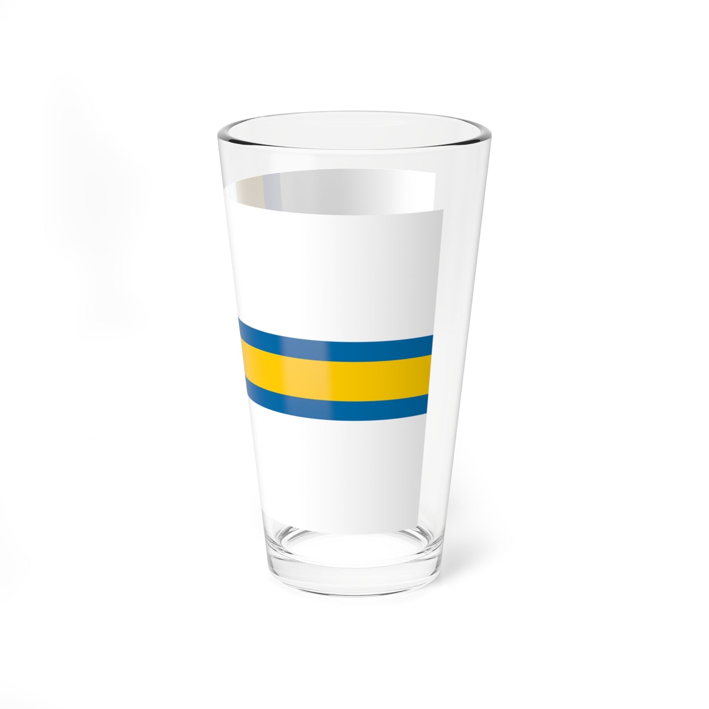 Norrland flag (Sweden) Pint Glass 16oz