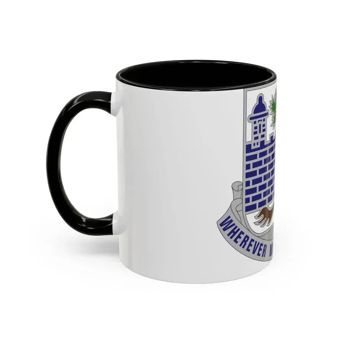 118th Infantry Regiment (U.S. Army) Accent Coffee Mug - Go Mug Yourself