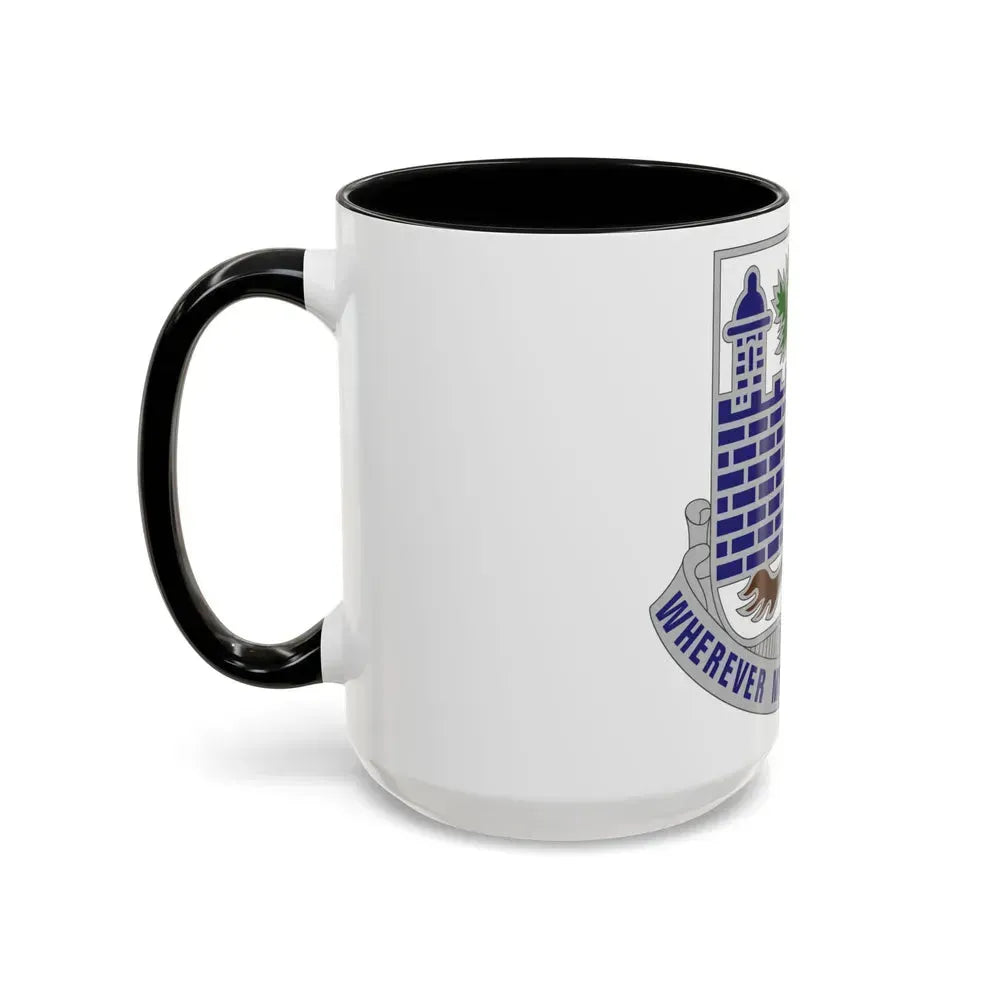 118th Infantry Regiment (U.S. Army) Accent Coffee Mug - Go Mug Yourself