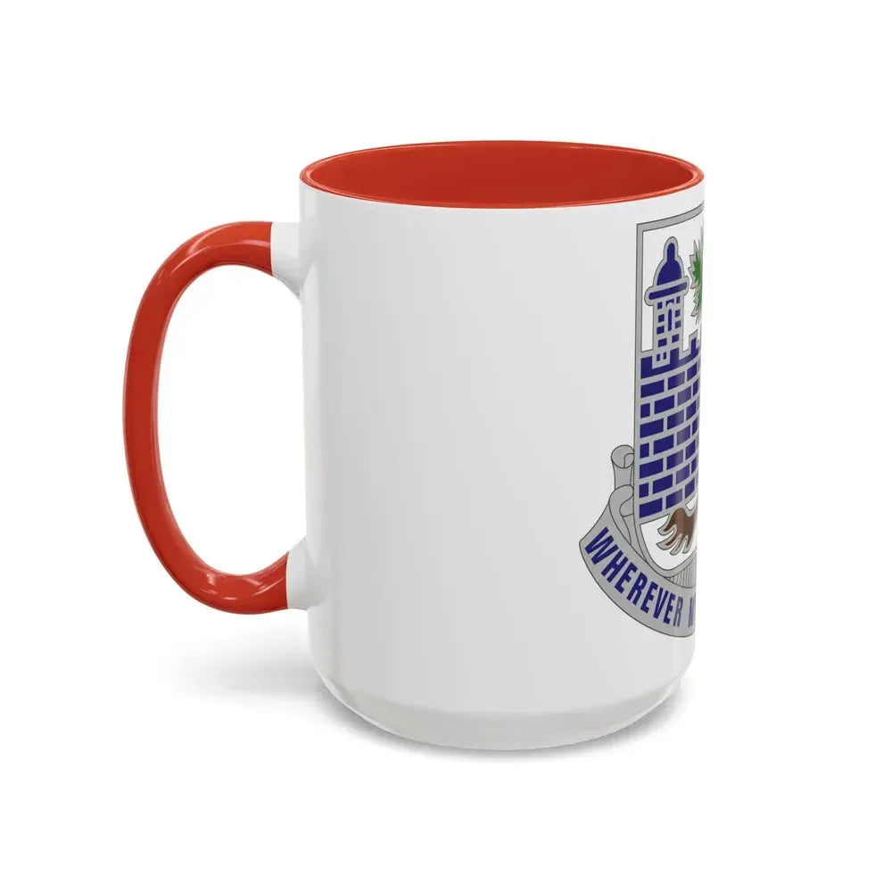118th Infantry Regiment (U.S. Army) Accent Coffee Mug - Go Mug Yourself