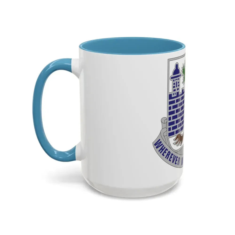 118th Infantry Regiment (U.S. Army) Accent Coffee Mug - Go Mug Yourself