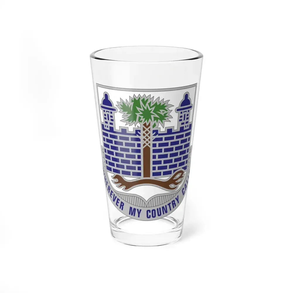 118th Infantry Regiment (U.S. Army) Pint Glass 16oz 16oz - Go Mug Yourself
