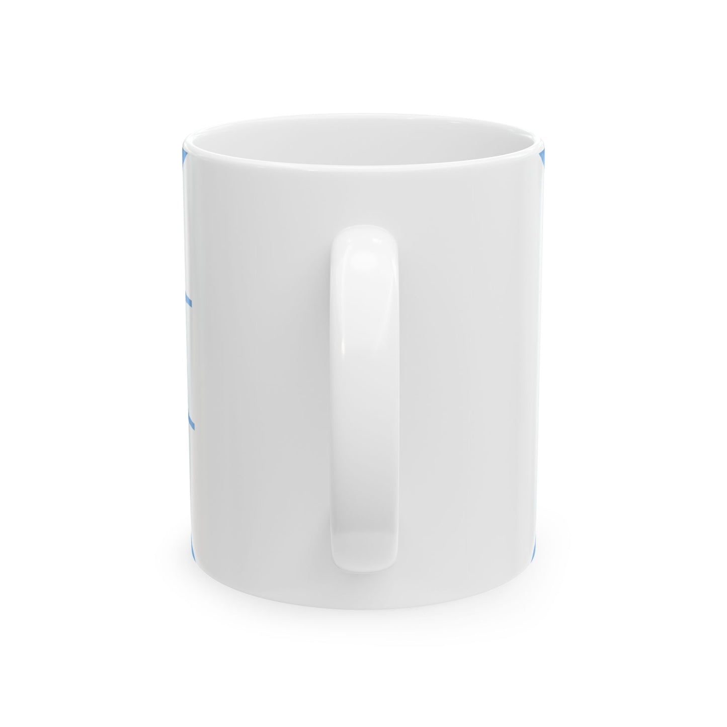 Oficial al mando de un ala FAA bandera (Argentina) White Coffee Mug