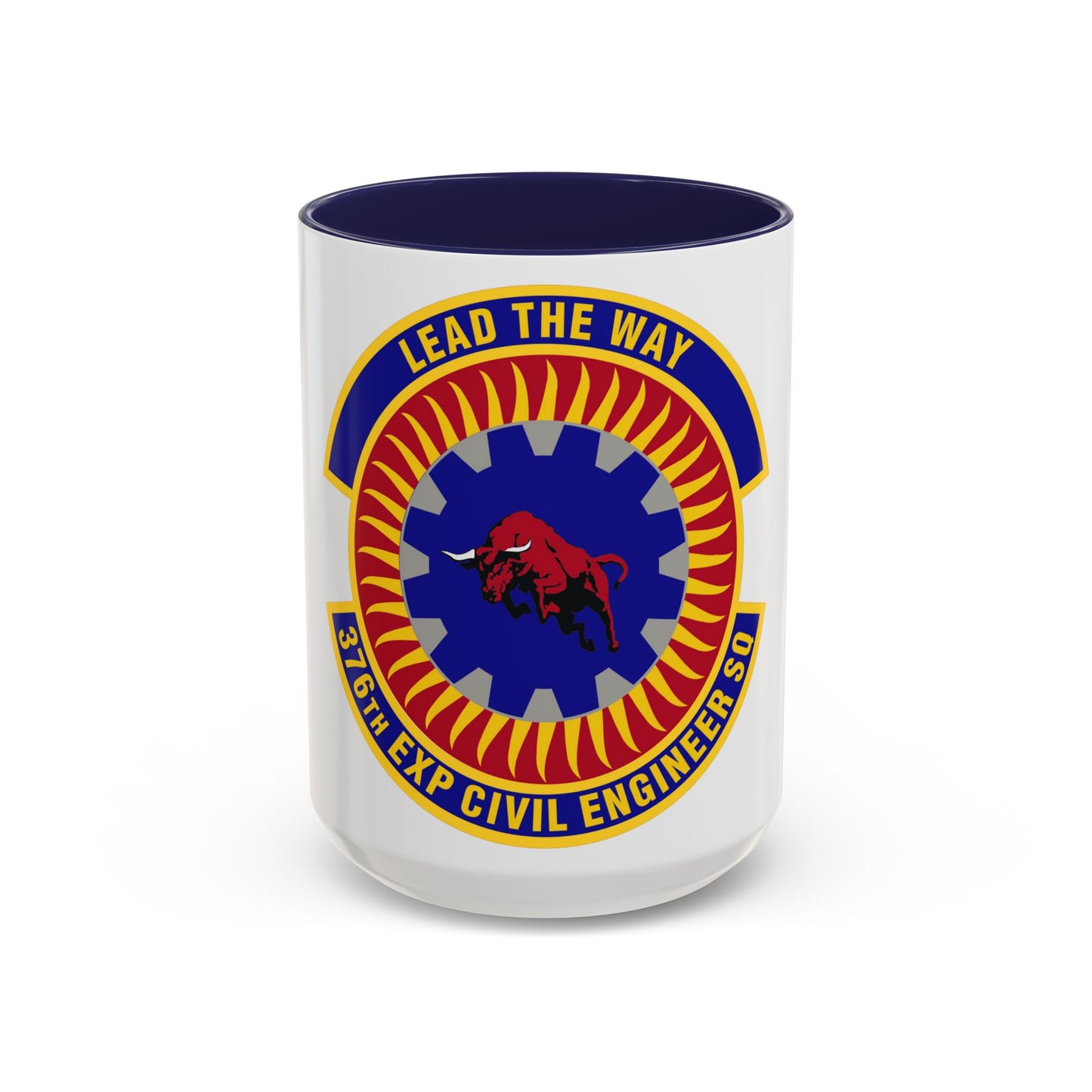 376th Expeditionary Civil Engineer Squadron (U.S. Air Force) Accent Coffee Mug