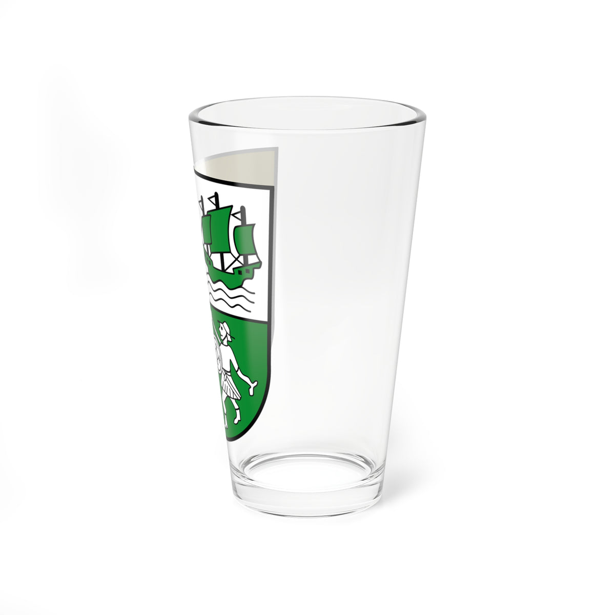 Wappen Landkreis Wesermarsch (Germany) (Coat of Arms) Pint Glass 16oz