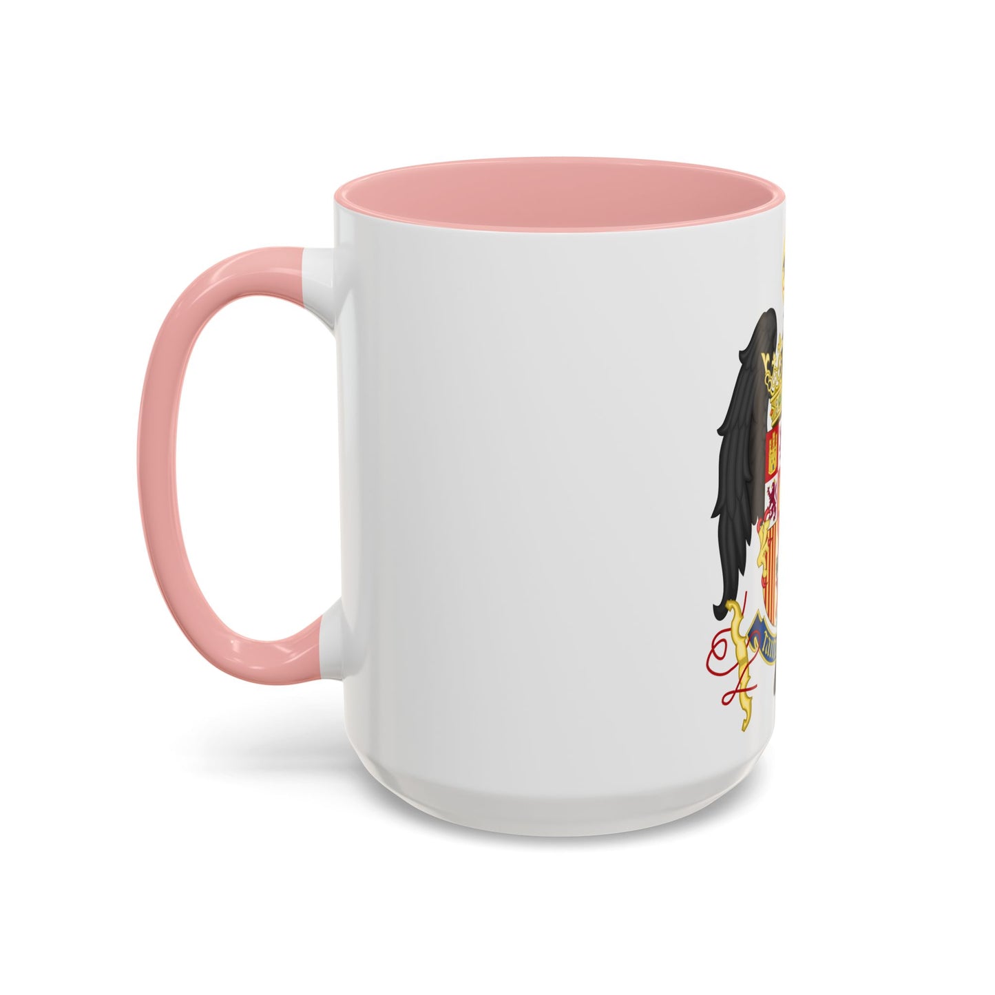 Coat of Arms of Queen Isabella of Castile (1492-1504) - Accent Coffee Mug