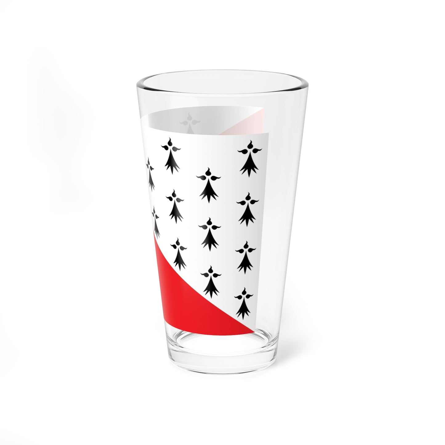 Flag of Nort-sur-Erdre (France) Pint Glass 16oz