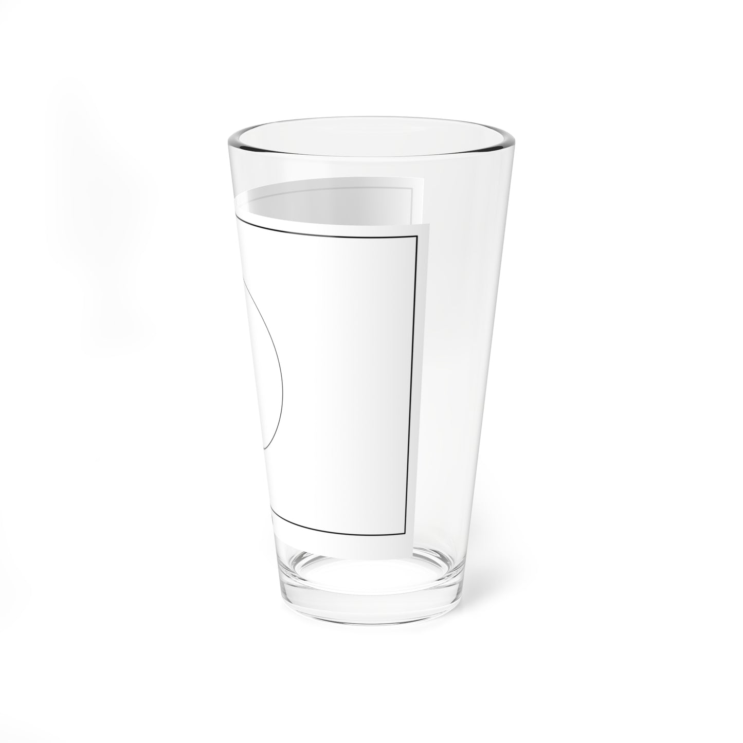 Flag of Japan colouring page (Japan) Pint Glass 16oz